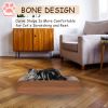 Fluffydream Cat Scratcher, Cardboard Lounge Bed, Bone Shape Design, Recyclable Corrugated Scratching Pad, Stable and Durable, Furniture Protector, Rev