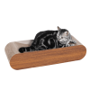 Fluffydream Cat Scratcher, Cardboard Lounge Bed, Bone Shape Design, Recyclable Corrugated Scratching Pad, Stable and Durable, Furniture Protector, Rev
