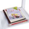 Two-layer Bedside Table Coffee Table with Drawer White