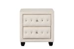 Sophia King 4 Pc Bedroom Set Made with Wood in Cream