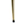 Modern White teddy wool dining chair, upholstered chair with fabric accent side chair with gold-plated metal legs for family furniture living room, be