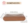 Fluffydream Cat Scratcher, Cardboard Lounge Bed, Bone Shape Design, Recyclable Corrugated Scratching Pad, Stable and Durable, Furniture Protector, Rev