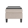 [New]87" Modern Sectional Sofa with coffee table,6-Seat Couch Set with Storage Ottoman,Various Combinations,L-Shape Indoor Furniture with Unique Armre
