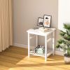 WTZ Nightstand, End Table, Bamboo Night Stand Bedside Table, Side Table for Bedroom Living Room Lounge, Space Saving, Easy to Assemble, NS-537 (1 Pack